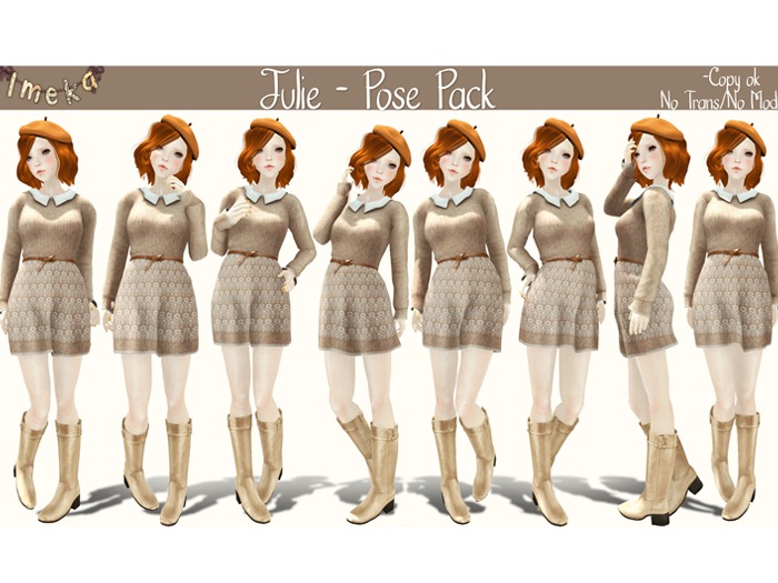 {Imeka~} Julie - Pose Pack