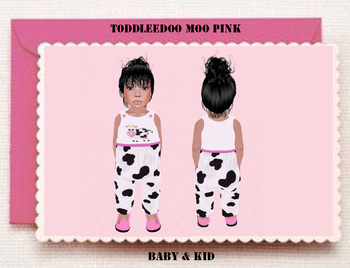 Toddleedoo Moo PINK