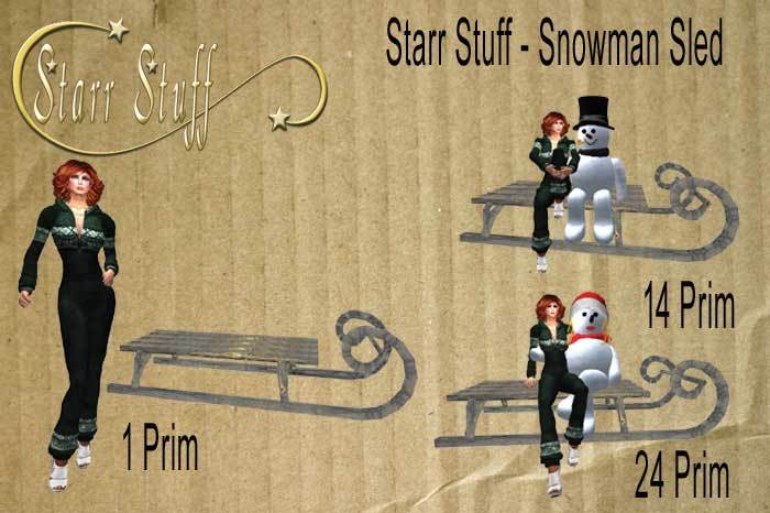 Starr Stuff - Christmas Sled - SZ Boxed