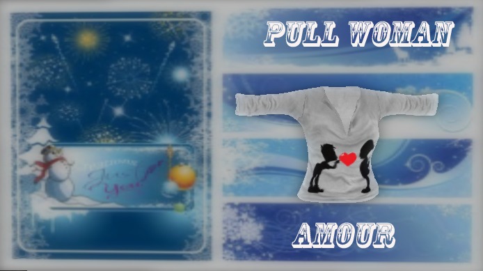 PULL FEMME "amour"