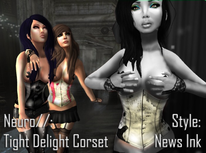 Neuro//:-Tight Delight Corset - News Ink