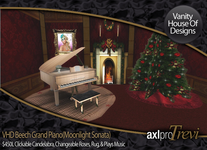VHD Beech Grand Piano