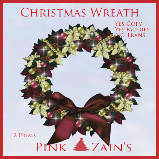 Christmas Wreath - Gold/Multi