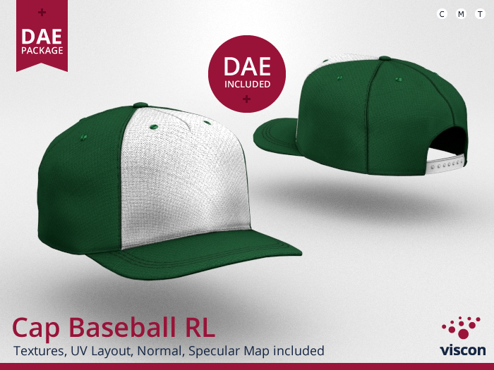 *viscon* Mesh Cap Baseball RL - DAE Pack