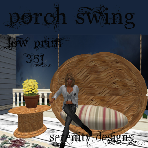 Porch Swing and Table Boxed