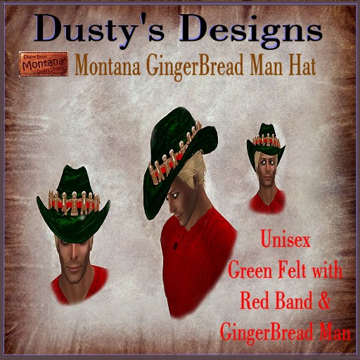 Dusty's Designs Montana Gingerbread Hat