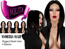 NOLITA - Vanessa Hair MESH - Blacks