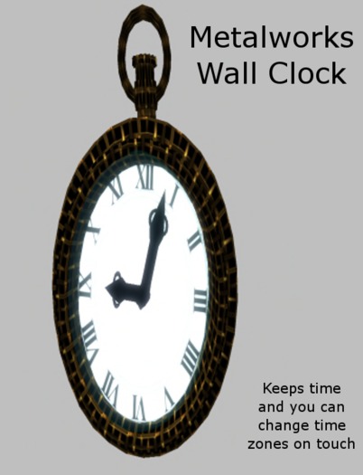 Top Katz Metalworks Wall Clock