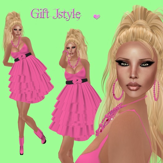 OUTFIT PINK+JEWELS`SKIN+SHAPE