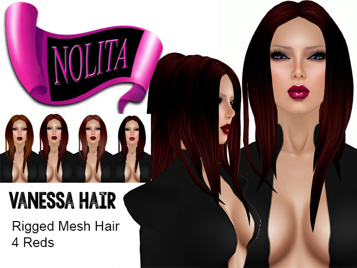 NOLITA - Vanessa Hair MESH - Reds
