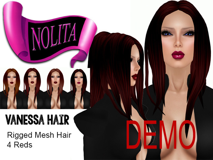 NOLITA - Vanessa Hair MESH - Reds DEMO