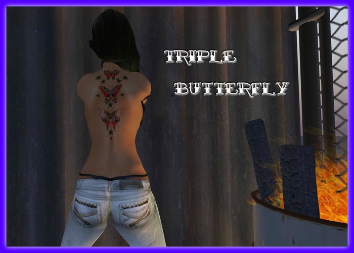 Triple Butterfly (Tattoo Magic)