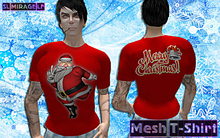 Santa Claus - Men Mesh T-Shirt