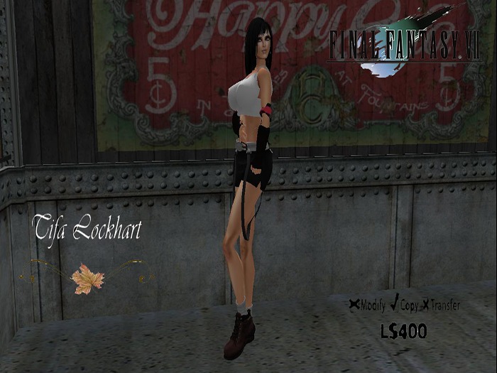 Tifa Lockhart Clothes Mesh V3