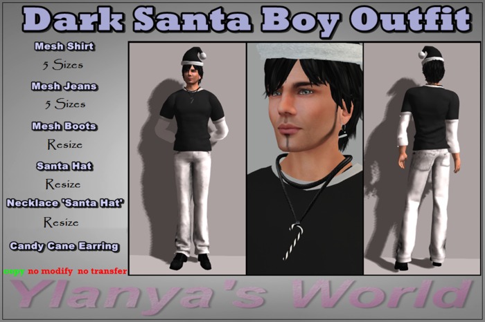 Dark Santa Boy Outfit