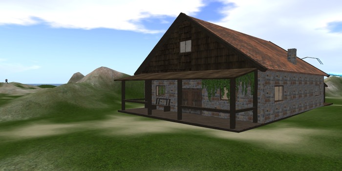 Farmhaus mit Stall