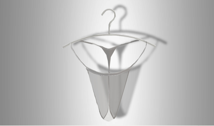 ^^Wet String White Transparent^^