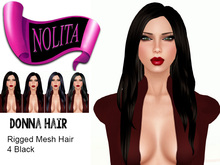 NOLITA - Donna Hair Blacks MESH