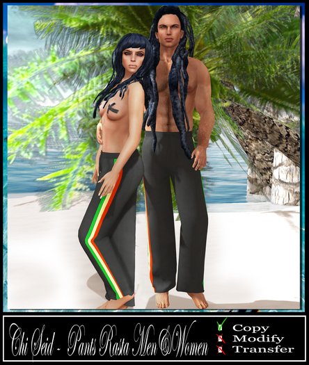 Chi Seid - Pants Rasta Men&Women
