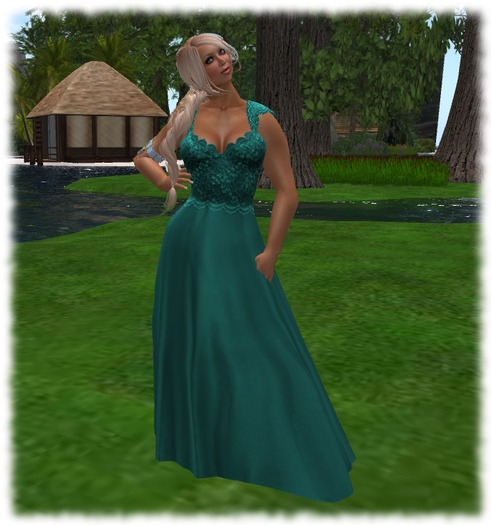 Kate teal gown MESH