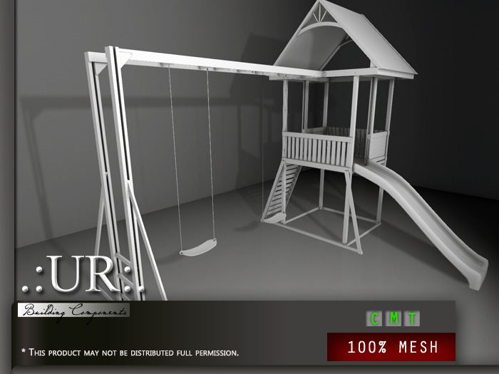 .:UR:. Play Set I - Swing Set & Slide (full perm mesh)