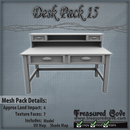 -TC- Desk Pack 15 Mesh