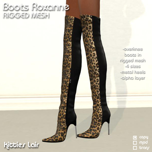 *KL* Overknees Roxanne Black