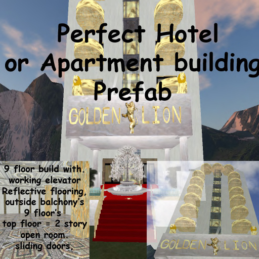 golden lion prefab building