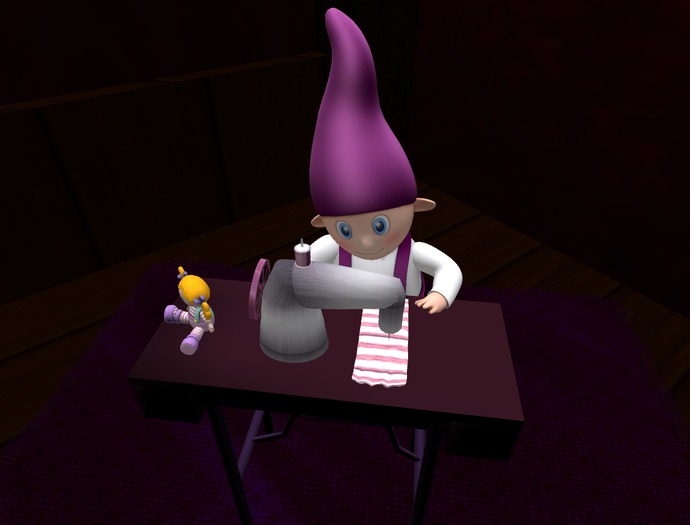 SantaS Elv Sewing (copy)box