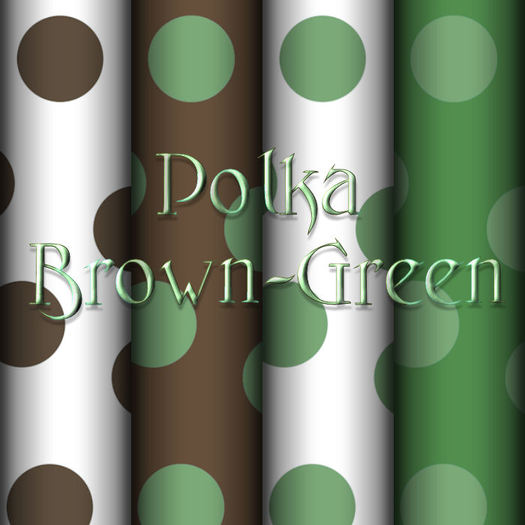 Polka Brown-Green