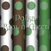Polka Brown-Green