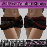 -*TF*- Combat Shorts with Suspenders