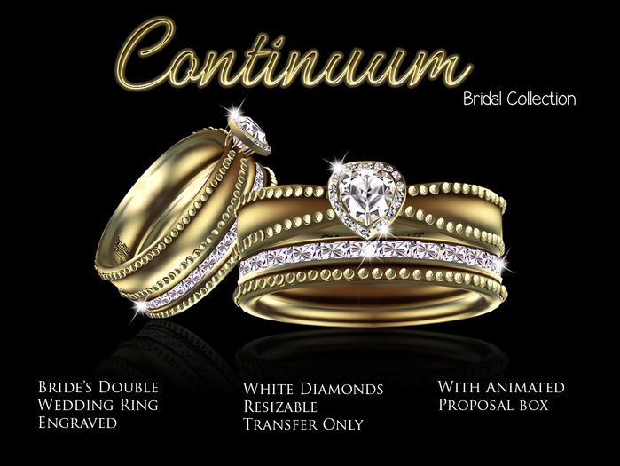 Exquisite Continuum Gold Wedding Ring