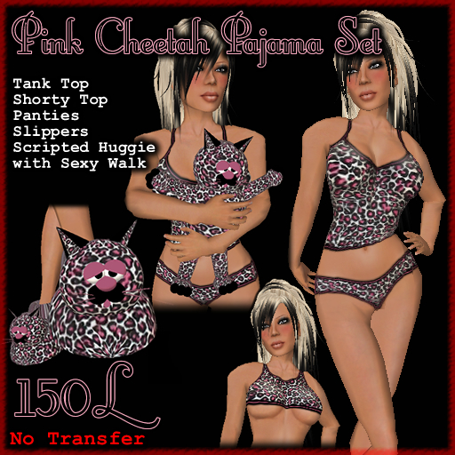 Pajama Set - Pink Cheetah