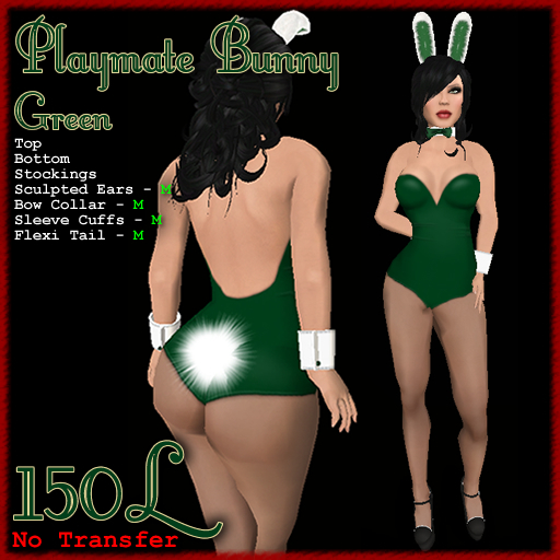 Playmate Bunny - Green