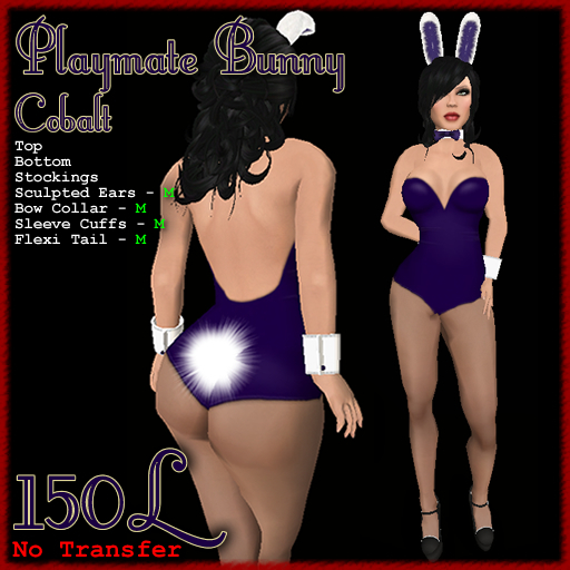 Playmate Bunny - Cobalt