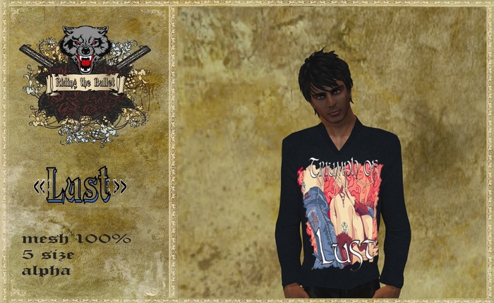 <<Lust>>Mesh_Men Shirt