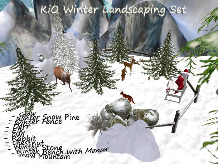 KiO Winter Landscaping Set - SALE