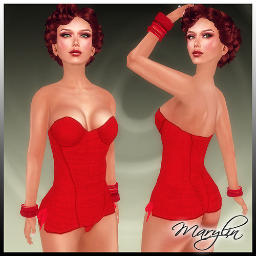 Marylin, red by Angel Dessous