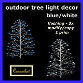 Outdoor tree light decor - blue/white (mod/copy)