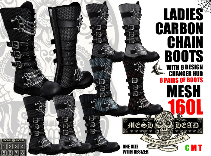 Mesh Head - High Top Skull Sneakers With Resizer & Hud