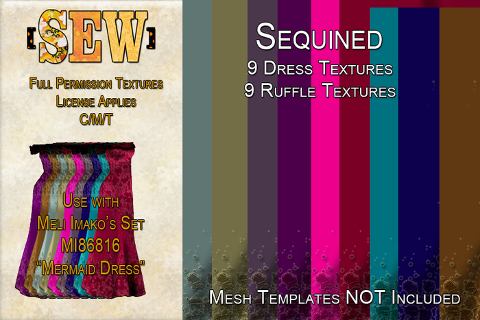 [SEW] Full Permission Textures MI86816 - Sequined