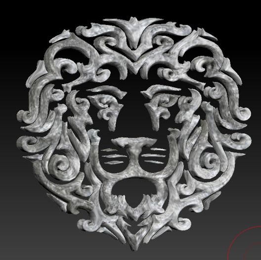 Mesh Art Lion