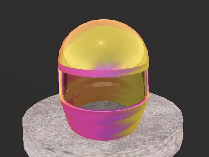 Racing Helmet - Lemon Drops