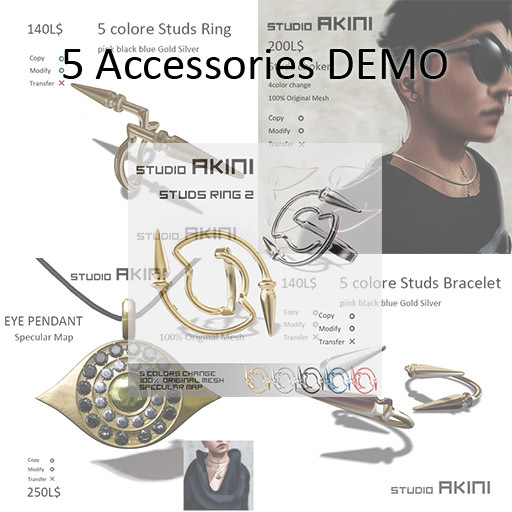 "AKINI"5Accessories_DEMO