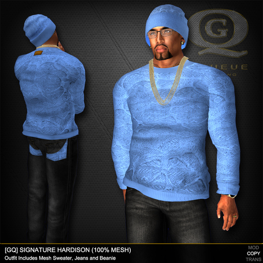 [GQ] Signature Hardison - Lt.Blue