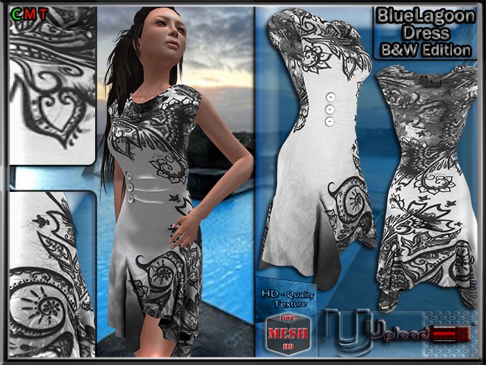 Upload[_]:: - BlueLagoon Dress (b&w edition)