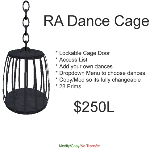 RA Dungeon Dance Cage - Boxed