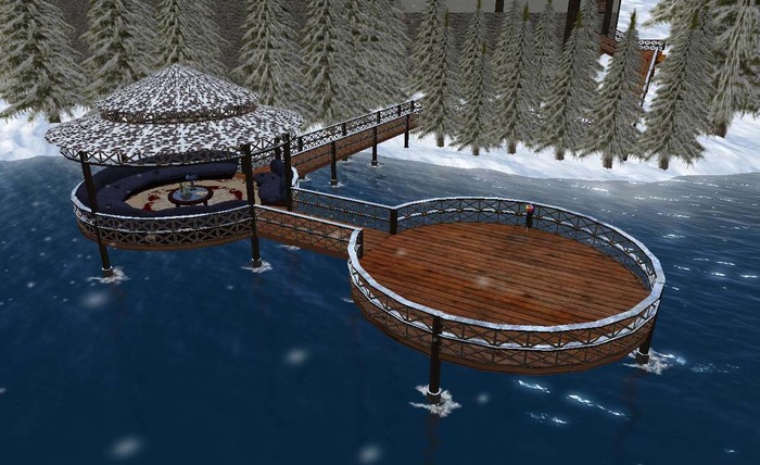 Winter version, Gazeebo & dance floor