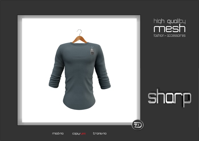 sharp by [ZD] - MESH - "Cray" Sweater